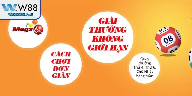 Khái quát thông tin hình thức xổ số Mega 6/45
