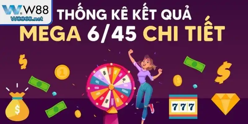 Phân tích thống kê dựa trên kết quả xổ số Mega 6/45 trước đó