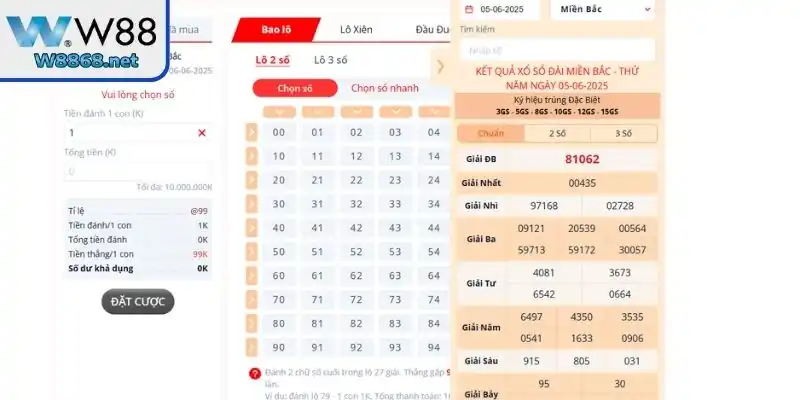 Tham khảo bảng thống kê lô tô và xổ số miền tương ứng